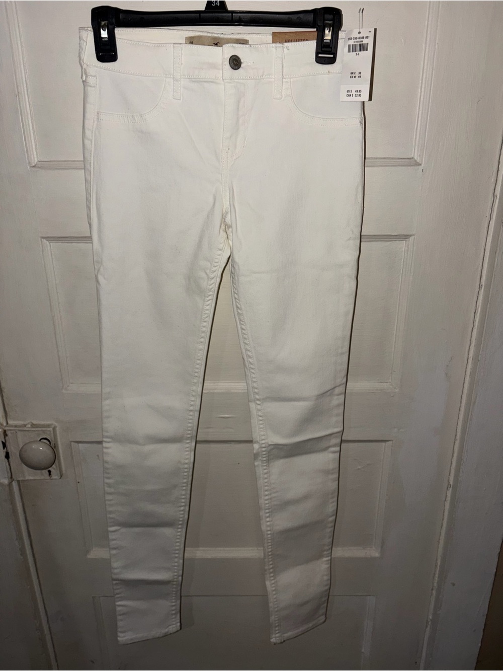Hollister White Women's Skinny Jeans
